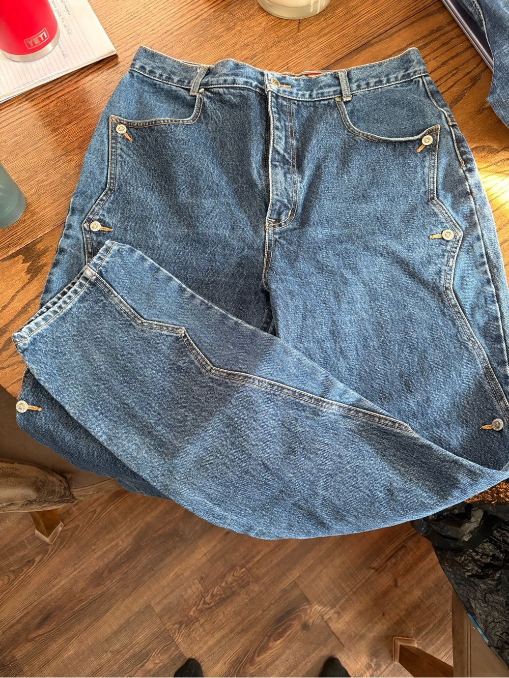 High-Rise Women's Blue Denim Jeans